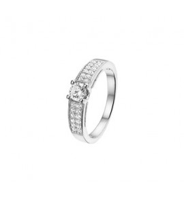 Zilveren ring RH met zirconia maat 17,75 - 3160637