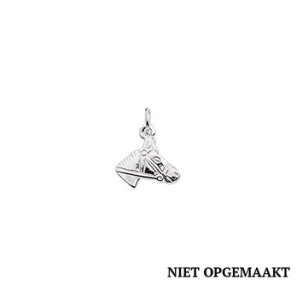 Zilveren hanger/bedel RH paardenhoofd - 3160645