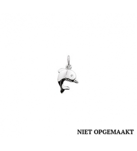 Zilveren hanger/bedel RH dolfijn mat/glans - 3160648