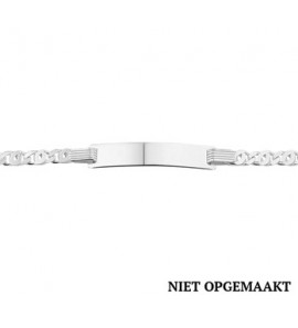 Zilver plaatarmbandje RH 14-16 cm - 3160545