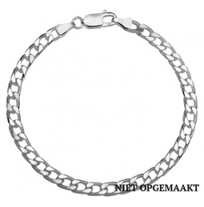Zilveren herenarmband RH 5,0 mm gourmet 20 cm - 3160551