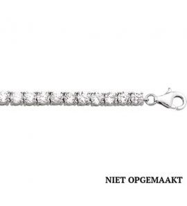 Zilveren tennisarmband 4,2 mm RH met zirconia 18,5 cm - 3160564