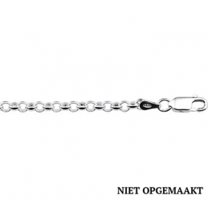 Zilveren jasseron armband 3 mm RH 13 cm - 3160572