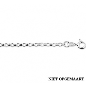 Zilveren jasseron armband 3,5 mm RH 15 cm. - 3160573