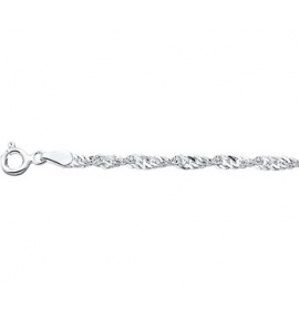 Zilveren armband singapore 2,25 mm RH 18 cm - 3160582