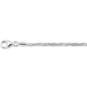 Zilveren armband gevlochten 2,7 mm RH 19 cm - 3160586