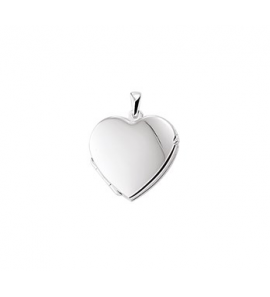 Zilveren hanger RH medaillon hart 20,5x20 mm - 3160699