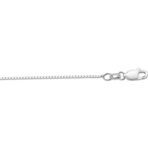 Zilver venetiaans collier 1.0 mm RH 42 cm. - 3160777