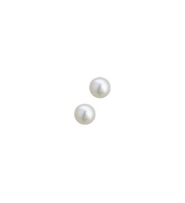 Zilveren oorknop RH met zoetwaterparel 7 mm - 3160829