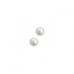 Zilveren oorknop RH met zoetwaterparel 7 mm - 3160829