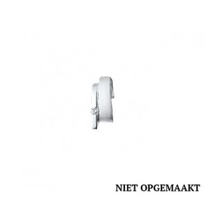 Zilveren hanger RH mat/glans met zirconia - 3160711