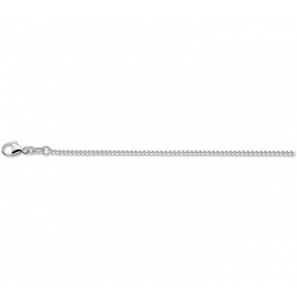 Zilver gourmet collier 1.7 mm RH 45 cm - 3160787