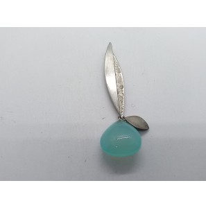 Sueno zilveren hanger met chalcedoon blauw - 3160804
