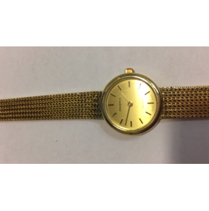 Prisma goud dames rond met milanese band - 3161316