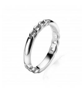ZINZI zilveren aanschuifring gourmet/glad maat 54 - 3161341