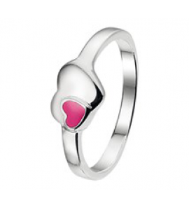 Zilver kinderring hart - 3161439