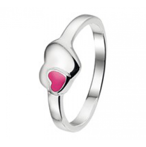 Zilver kinderring hart - 3161439