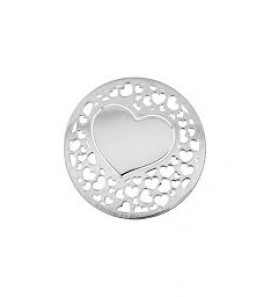MY iMenso cover 33 mm insignia hearts engraving  (925/rhod-plated) - 3161519