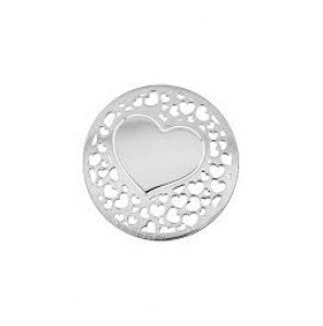 MY iMenso cover 33 mm insignia hearts engraving  (925/rhod-plated) - 3161519