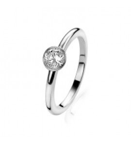 ZINZI zlv. aanschuifring met zirconia 6 mm mt 56 - 3161597
