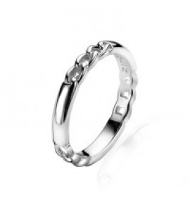 ZINZI zilveren aanschuifring gourmet/glad maat 58 - 3161634