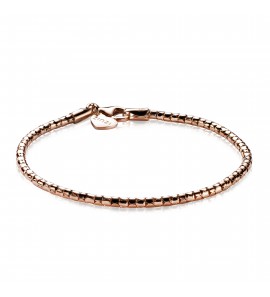 ZINZI  zilveren rose armband fantasie gratis bij horloge - 3161957