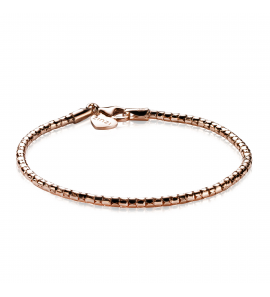 ZINZI  zilveren rose armband fantasie gratis bij horloge - 3161957