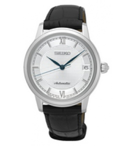 Seiko Presage dames automaat staal / leer zwart 100m - 3162229
