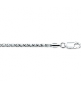 Zilveren collier 2 mm vossenstaart 45 cm - 3162316
