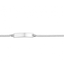 Zilver plaatarmband grourmet 9-11cm - 3162323