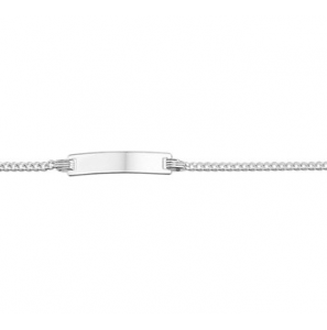 Zilver plaatarmband grourmet 9-11cm - 3162323