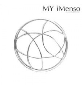 MY iMenso "special design round"cover 33 mm insignia (925/rhod-plated) - 3162438
