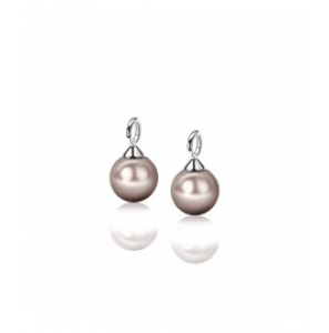 ZINZI zlv. creoolhangers parel creme 10 mm - 3162508