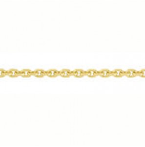 Geelgouden anker collier 45 cm - 3162524