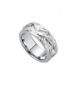 Sueno RH zilver heren ring glans/gescratcht mt. 19½ - 3162654