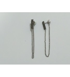 Sanjoya New York oorhangers met zwarte versiering - 3162806
