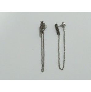 Sanjoya New York oorhangers met zwarte versiering - 3162806