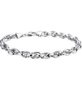 Zilveren armband RH 6,5 mm met fantasieschakel 19,5 cm - 3170055