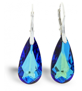 Spark Teardrop Earrings Bermuda Blue - 3163187