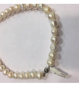 Parelcollier zoetwater 11-12 mm met magneetsluiting - 3163211