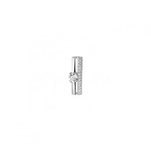 Zilveren hanger RH mat/glans met zirconia - 3163385