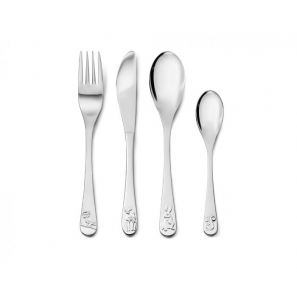 Kinderbestek Bosdieren, 4-delig, RVS - 3170500