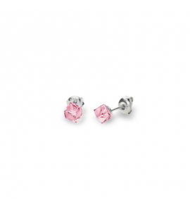 Spark Small Cube studs licht roze - 3170375
