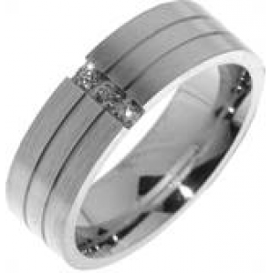 Hartenwens zilveren relatiering met zirconia model V2Z - 3170415