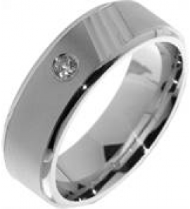 Hartenwens zilveren relatiering met zirconia model V4Z - 3170417