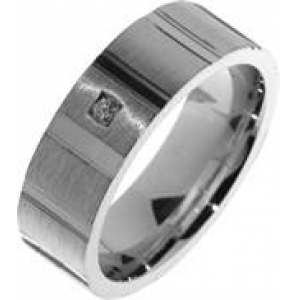 Hartenwens zilveren relatiering met zirconia model V7Z - 3170420