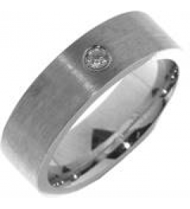 Hartenwens zilveren relatiering met zirconia model V29Z - 3170426