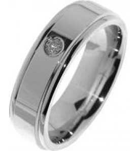 Hartenwens zilveren relatiering met zirconia model V5Z - 3170418