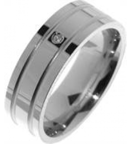 Hartenwens zilveren relatiering met zirconia model V8Z - 3170421