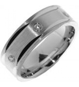 Hartenwens zilveren relatiering met zirconia model V27Z - 3170424